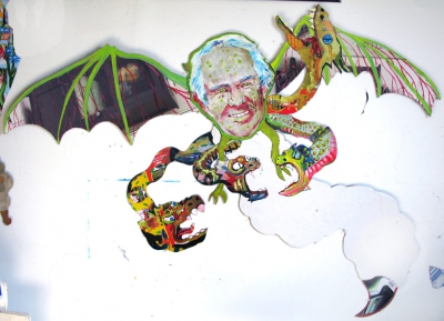 Acrylic on Cardboard, 2010, 9