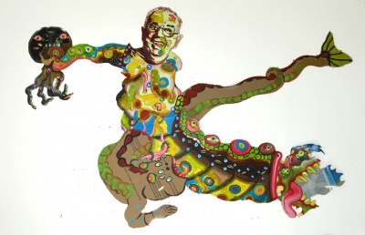 Acrylic on Cardboard, 2009, 9