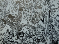 ink on velum, 2008, 22" X 30"