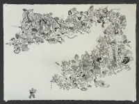 ink on paper, 2008, 22" X 30"